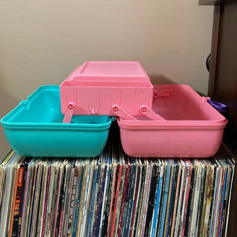 VTG Retro Caboodle Caboodles Make Up Storage Case Organizer Travel